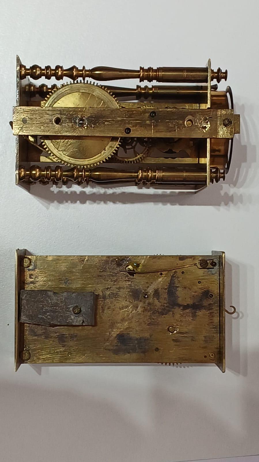 Pendola GIAPPONESE “SHAKU DOKEI” LEGNO “SHITAN” suoneria nel pendolo, tardo Edo in vendita 7