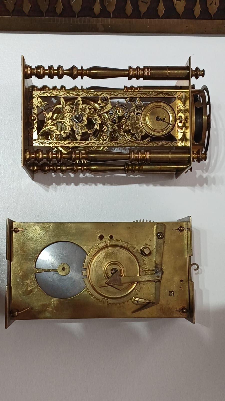 Pendola GIAPPONESE “SHAKU DOKEI” LEGNO “SHITAN” suoneria nel pendolo, tardo Edo in vendita 9