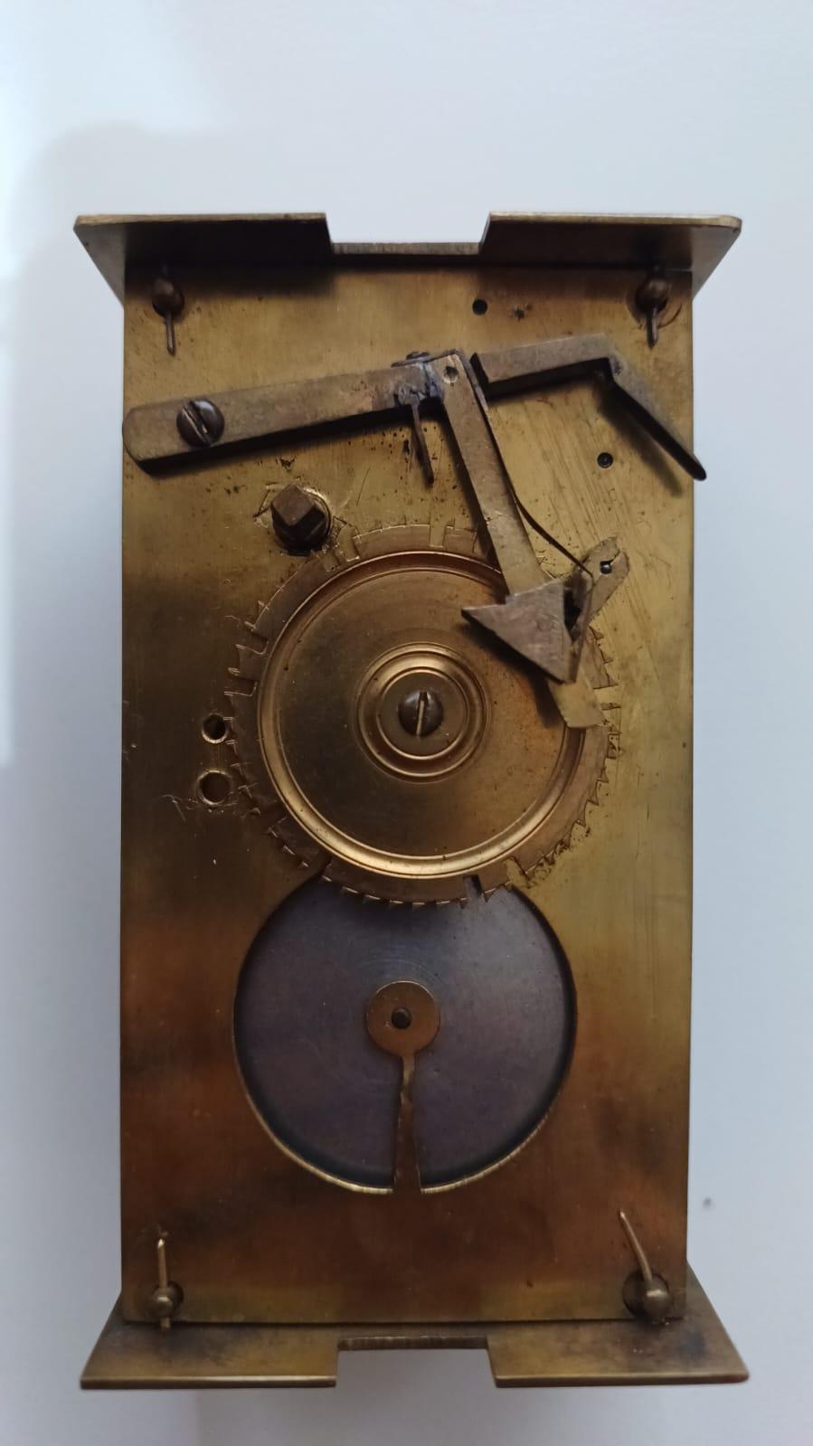Pendola GIAPPONESE “SHAKU DOKEI” LEGNO “SHITAN” suoneria nel pendolo, tardo Edo in vendita 4