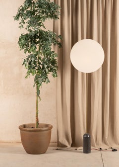 Pendolo Black Marble Floor Lamp by Simone & Marcel