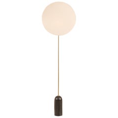 Lampada da terra Pendolo in marmo nero di Simone & Marcel