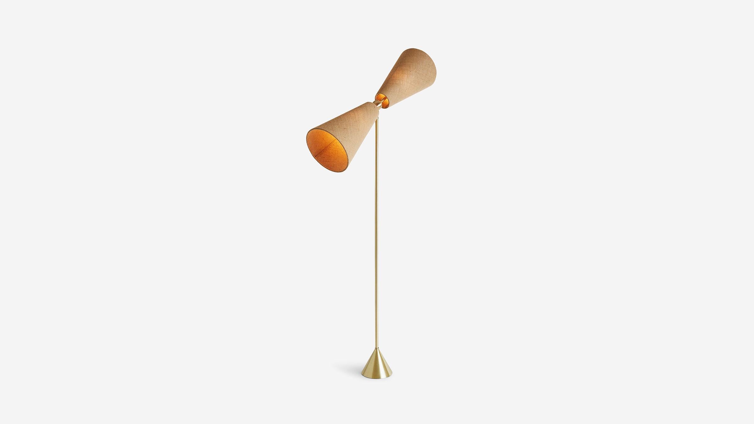 Metal Pendolo Floor Lamp Medium For Sale