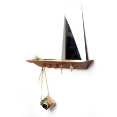 Pendú Floating Wall Shelf in Brazilian Hardwood by Knót Artesanal