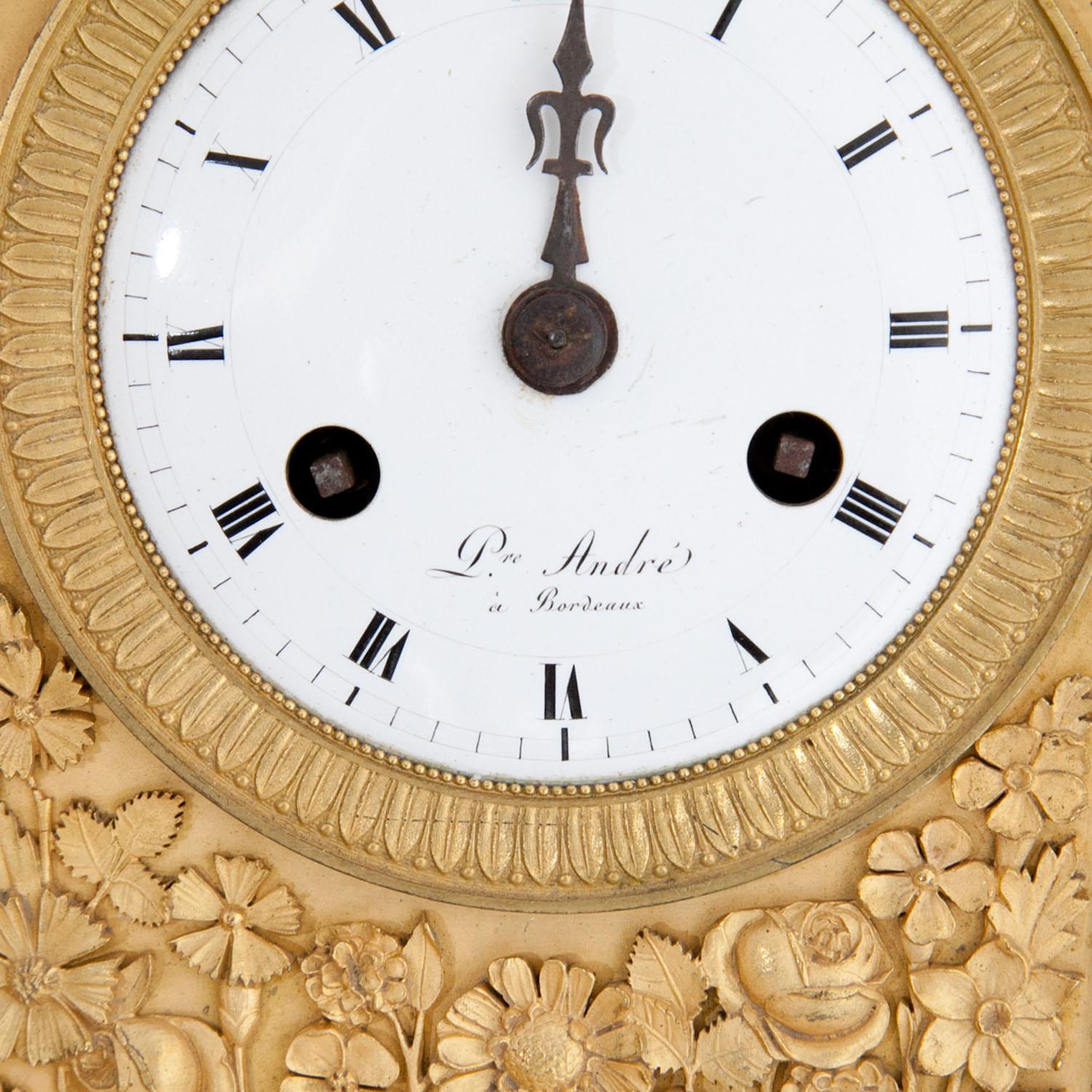Empire Pendule Clock, France, First Half of the 19th Century