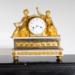 Pendule Clock “Studying the Tablets of the Law”, France, Paris, circa 1770-1780