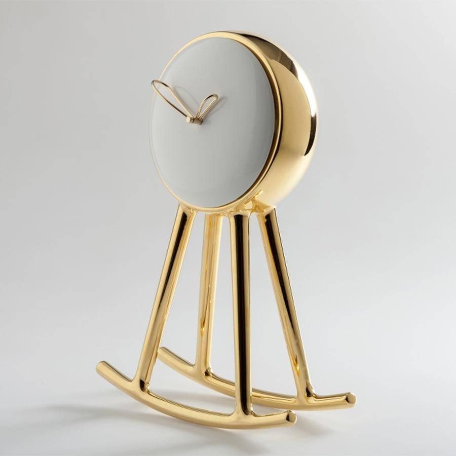 Pendule-Uhr aus Gold (21. Jahrhundert und zeitgenössisch) im Angebot