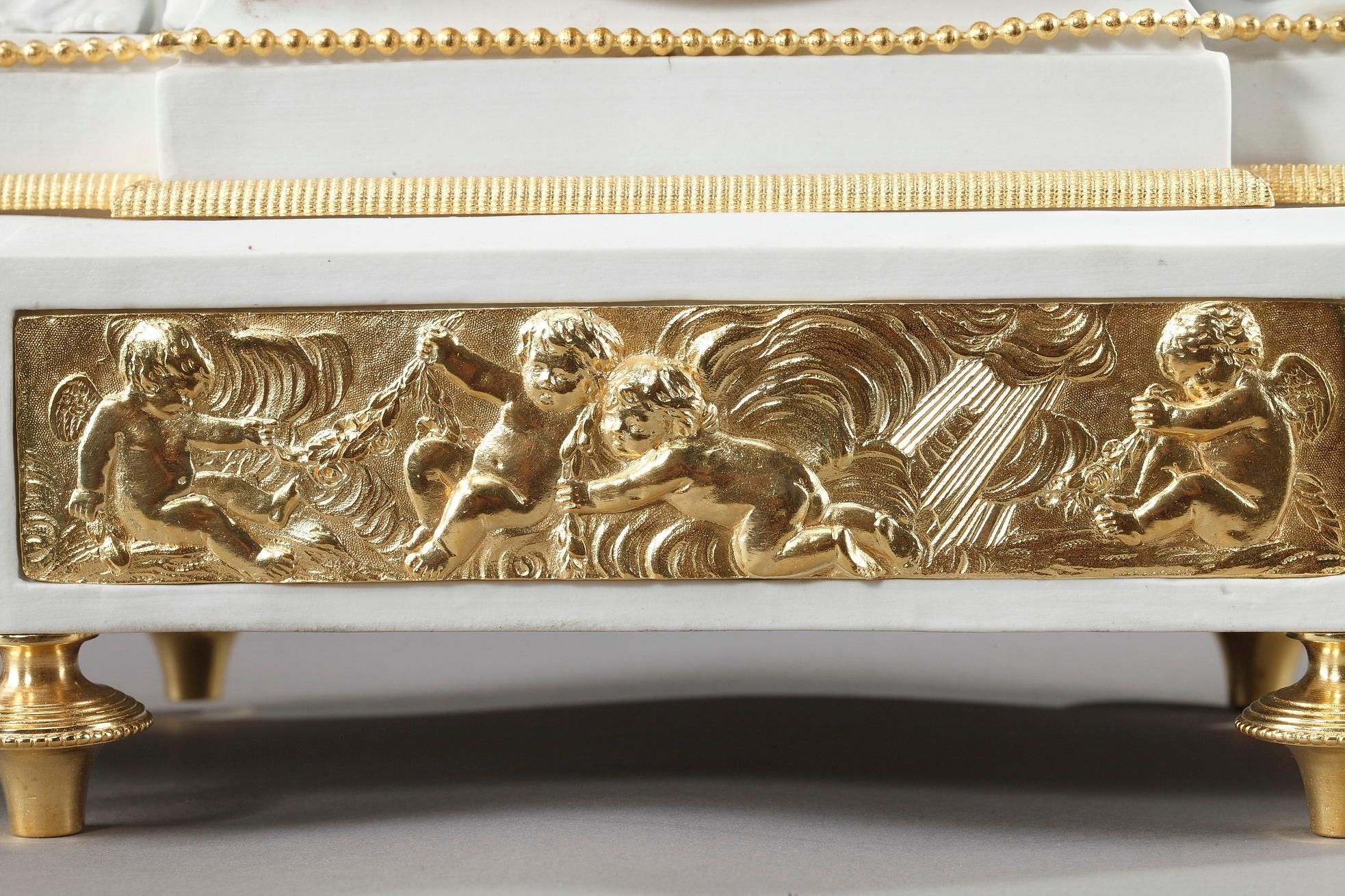 Uhr mit Pendel: Venus und Amor, im Louis-XVI-Stil von Samson 5