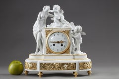 Pendulum Clock: Venus and Cupids, in Louis XVI Style by Samson