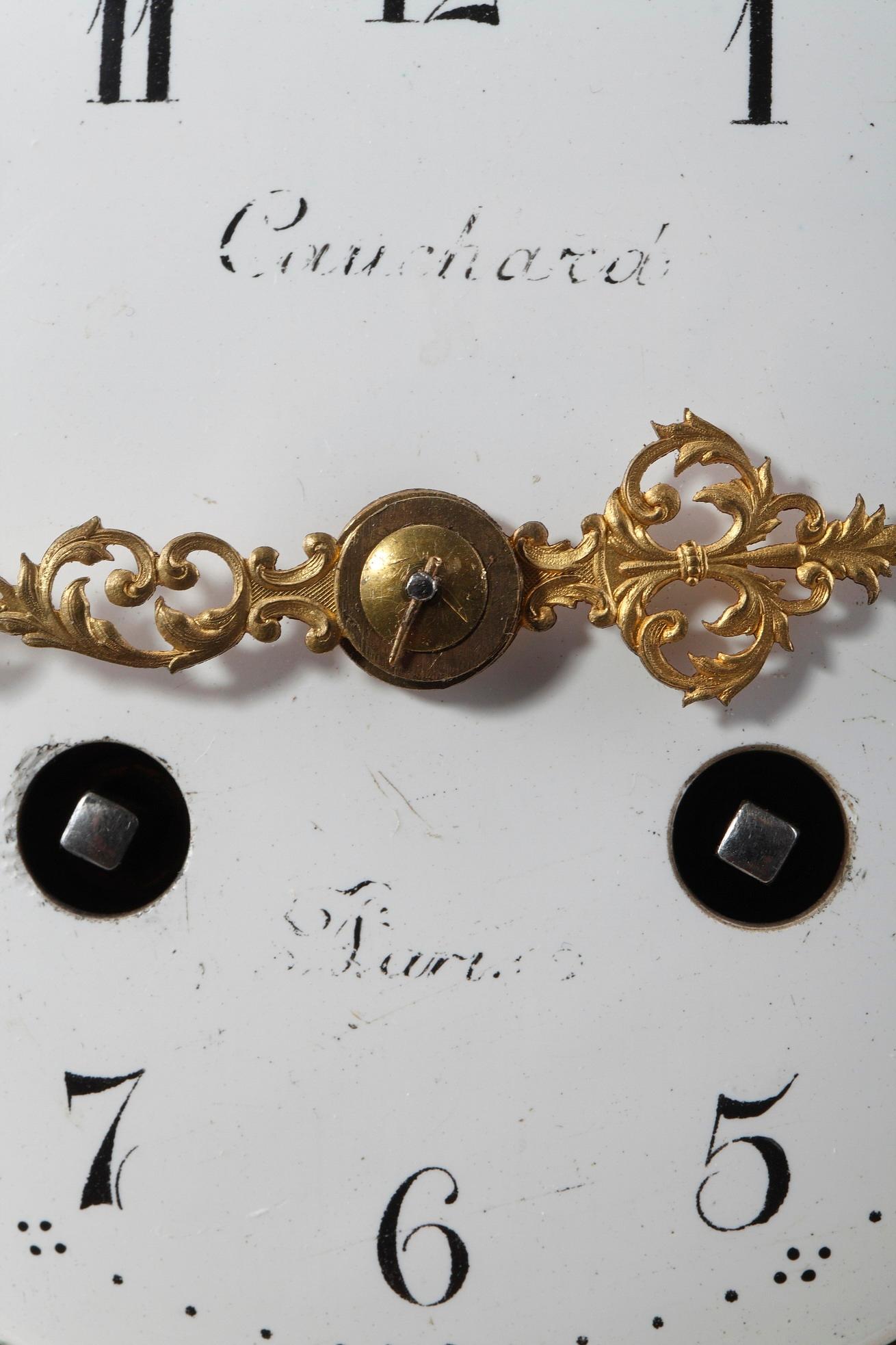 Uhr mit Pendel: Venus und Amor, im Louis-XVI-Stil von Samson (Vergoldet)