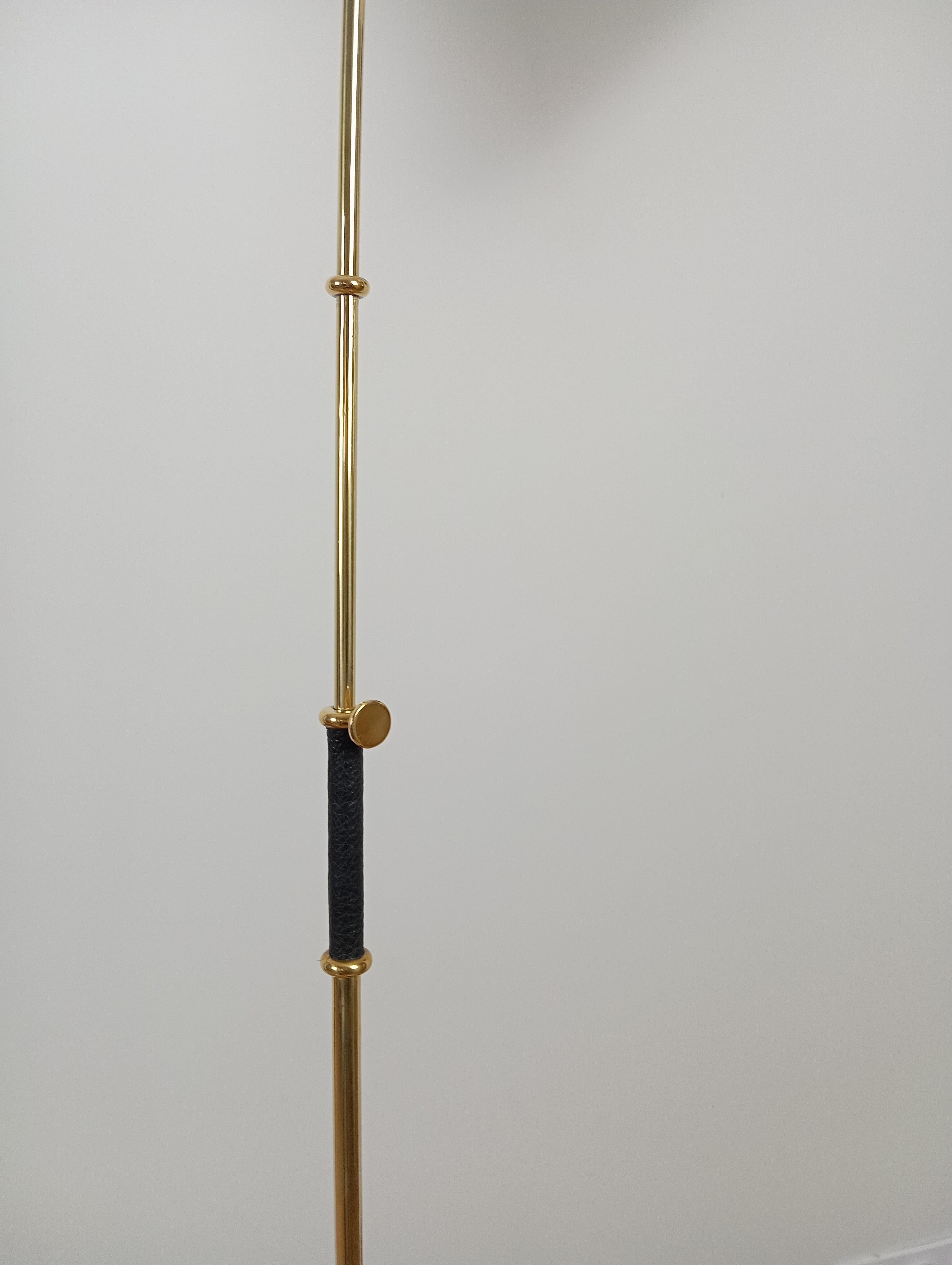 Pendulum Floor Lamps, Maison Lunel circa 1950 5
