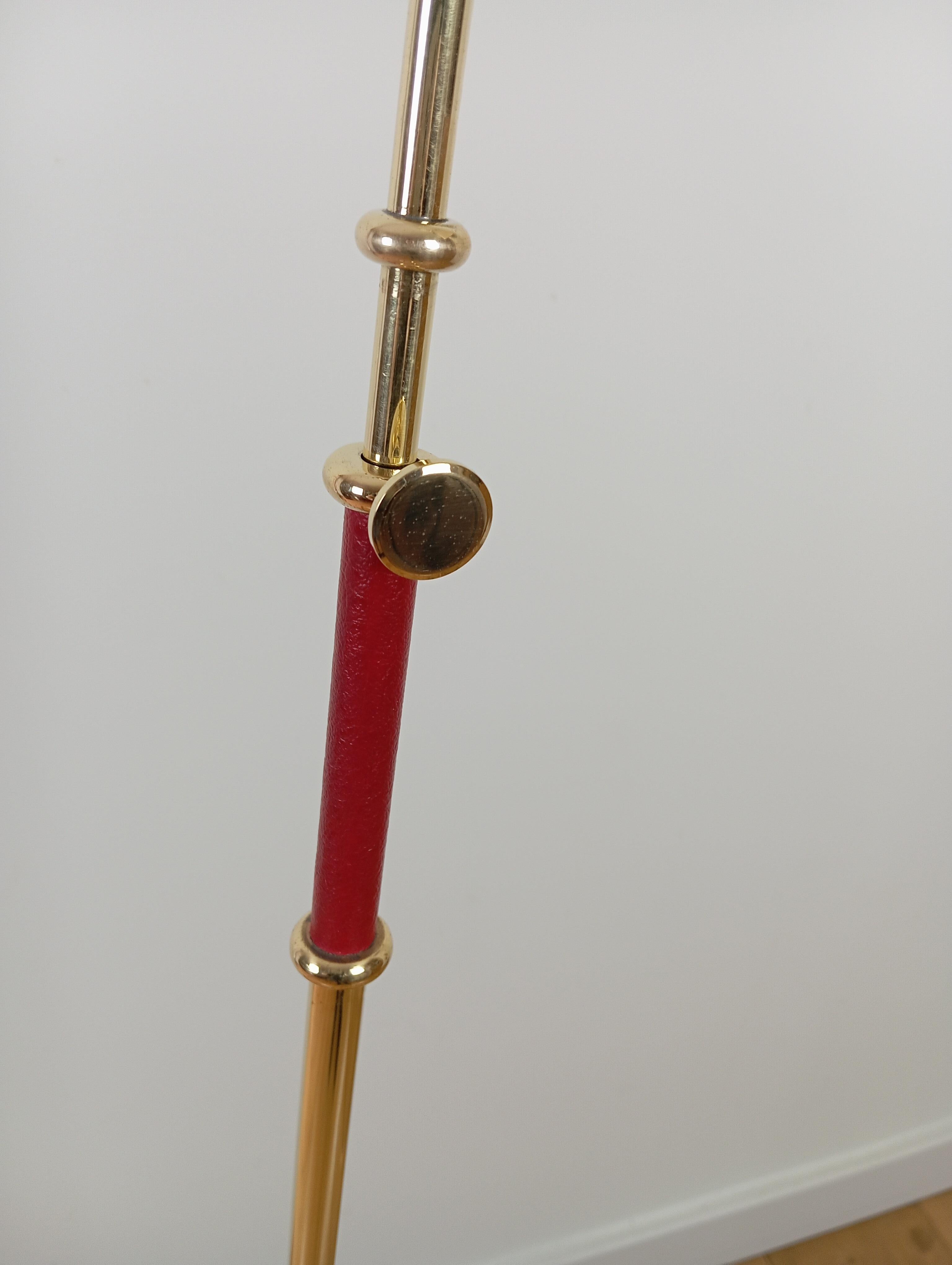 Pendulum Floor Lamps, Maison Lunel circa 1950 11