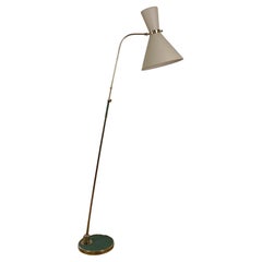 Pendulum Floor Lamps, Maison Lunel circa 1950
