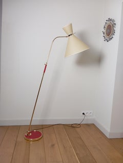 Lampade da terra a pendolo, R. Lunel circa 1950