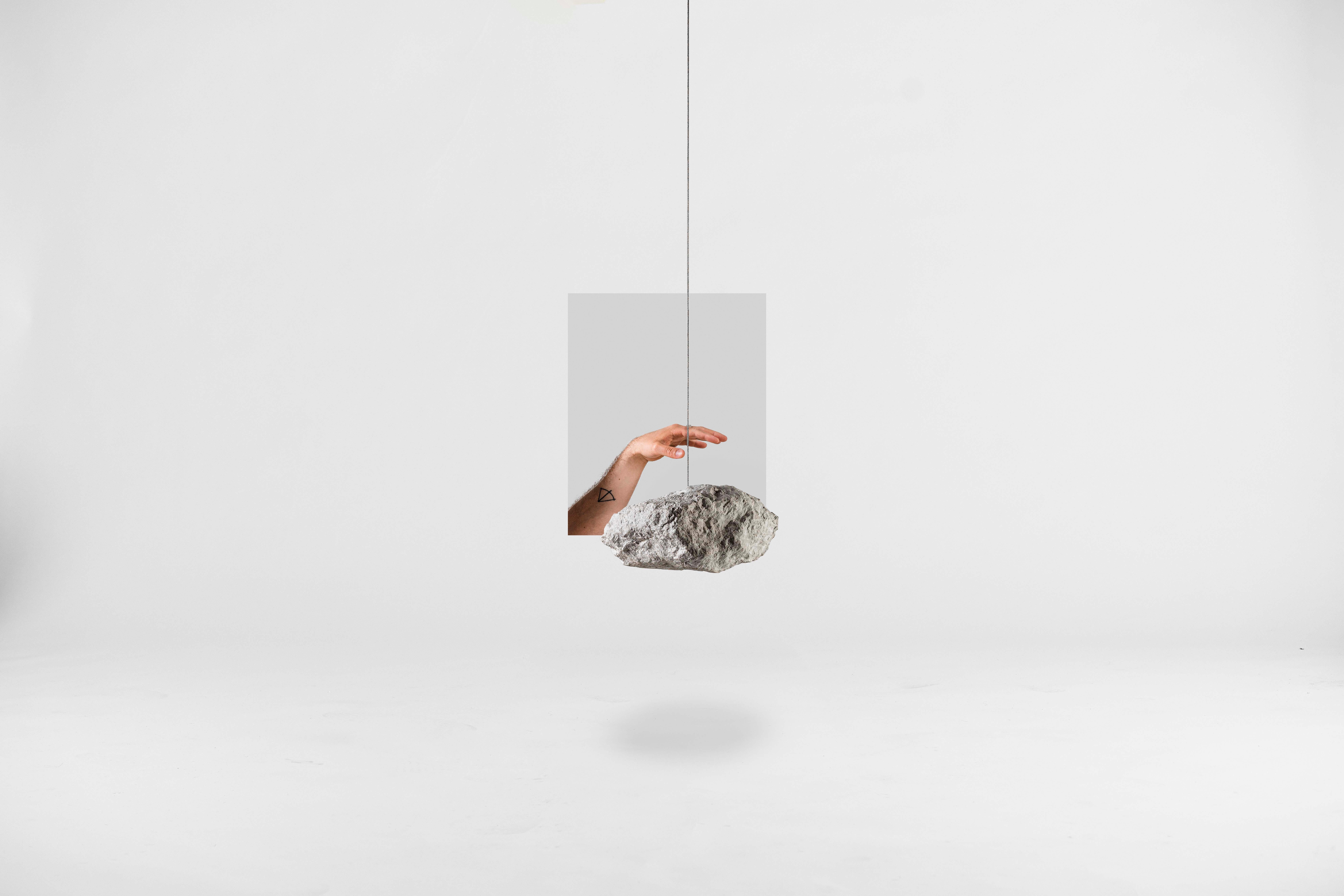 Post-Modern Pendulum Pendant Sculpture by Vaust
