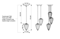 Pendulum Pendant - triple drop