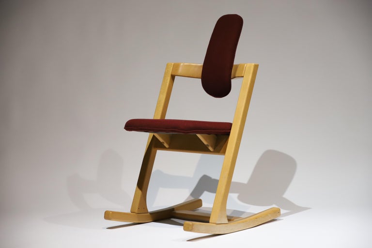 Pendulum Rocking Chair by Peter Opsvik at 1stDibs
