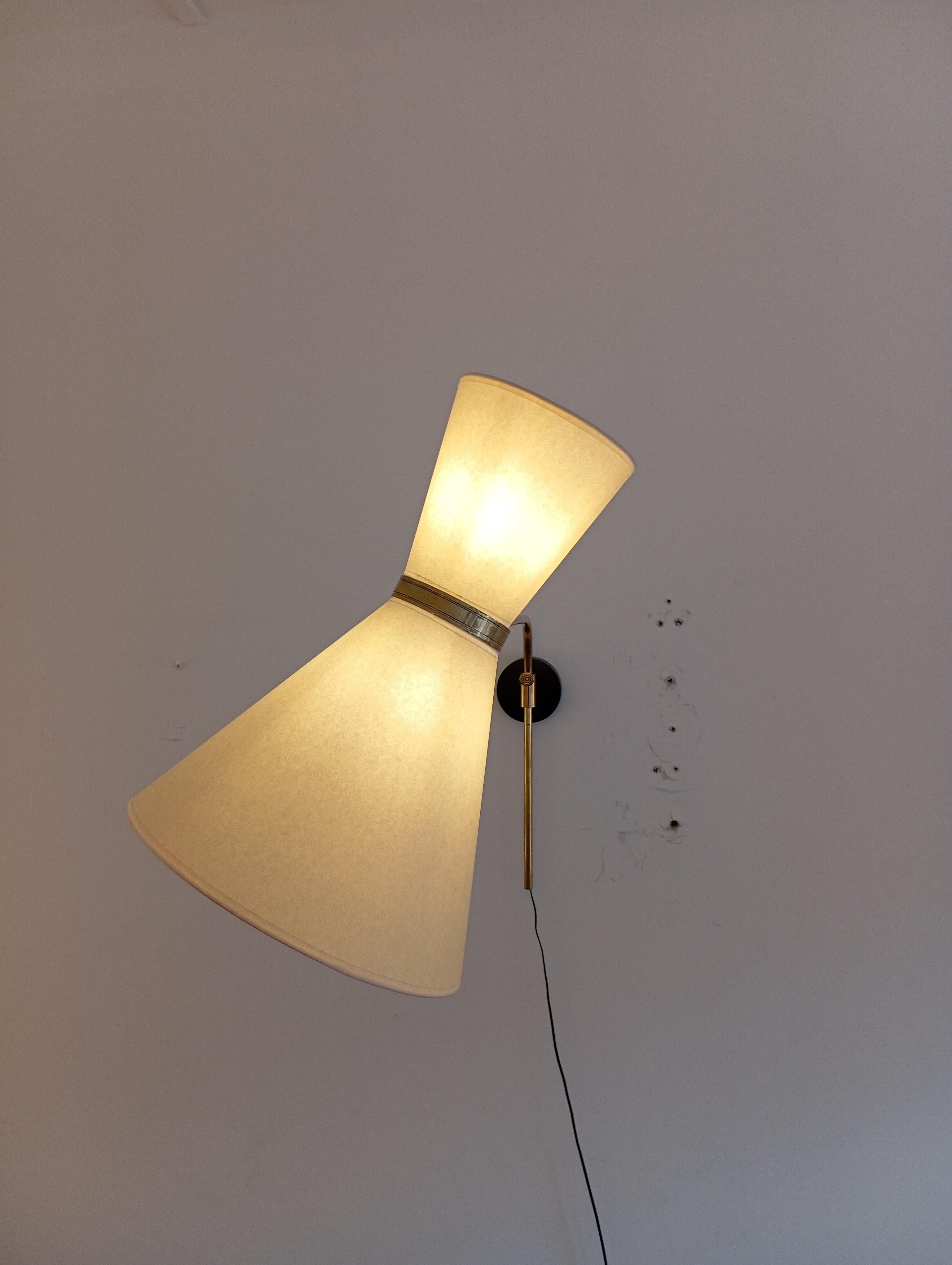 Lámpara de pared pendular Maison Lunel, hacia 1950 en venta 3