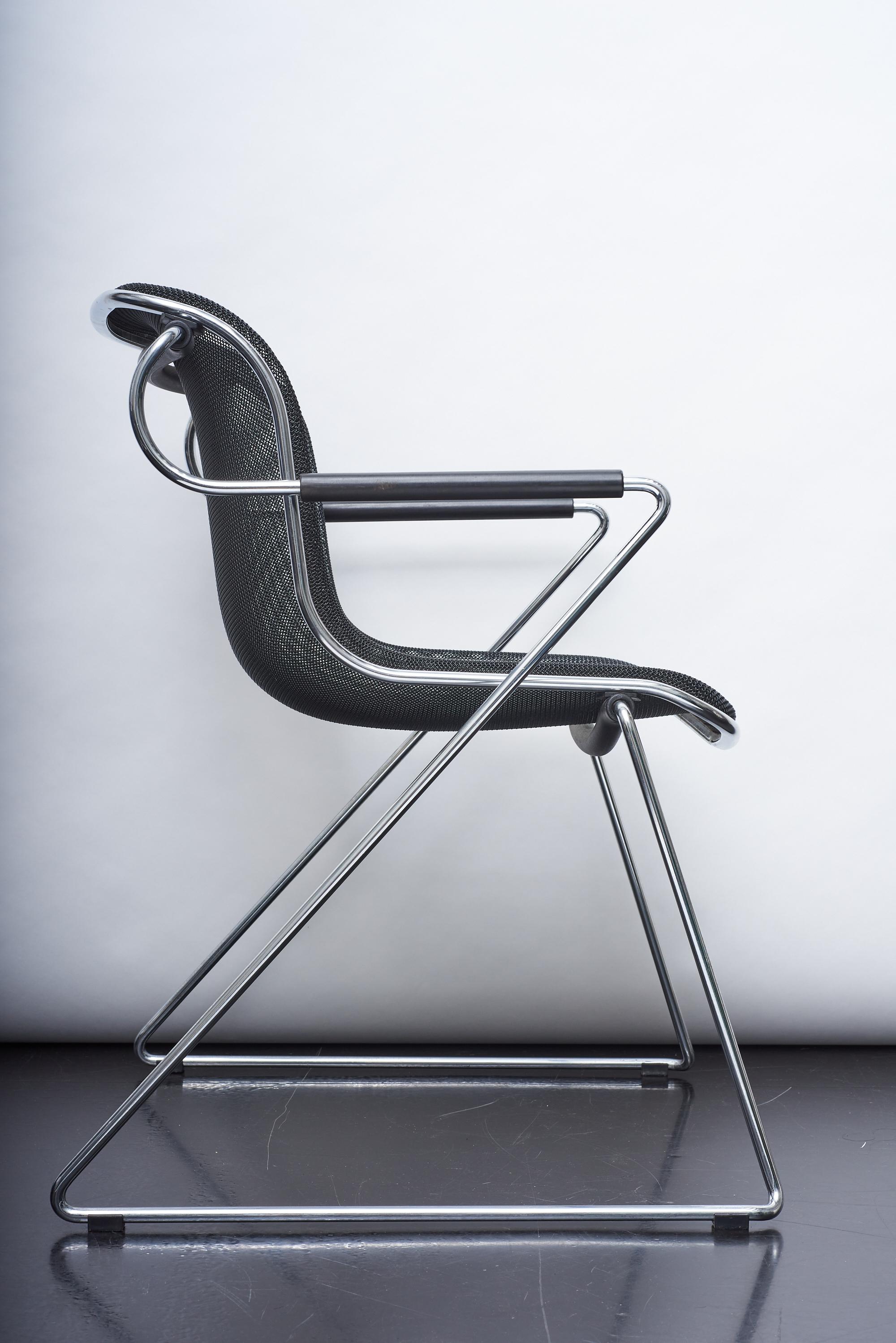 Italian Penelope Chair by Charles Pollock for Anonima Castelli For Sale