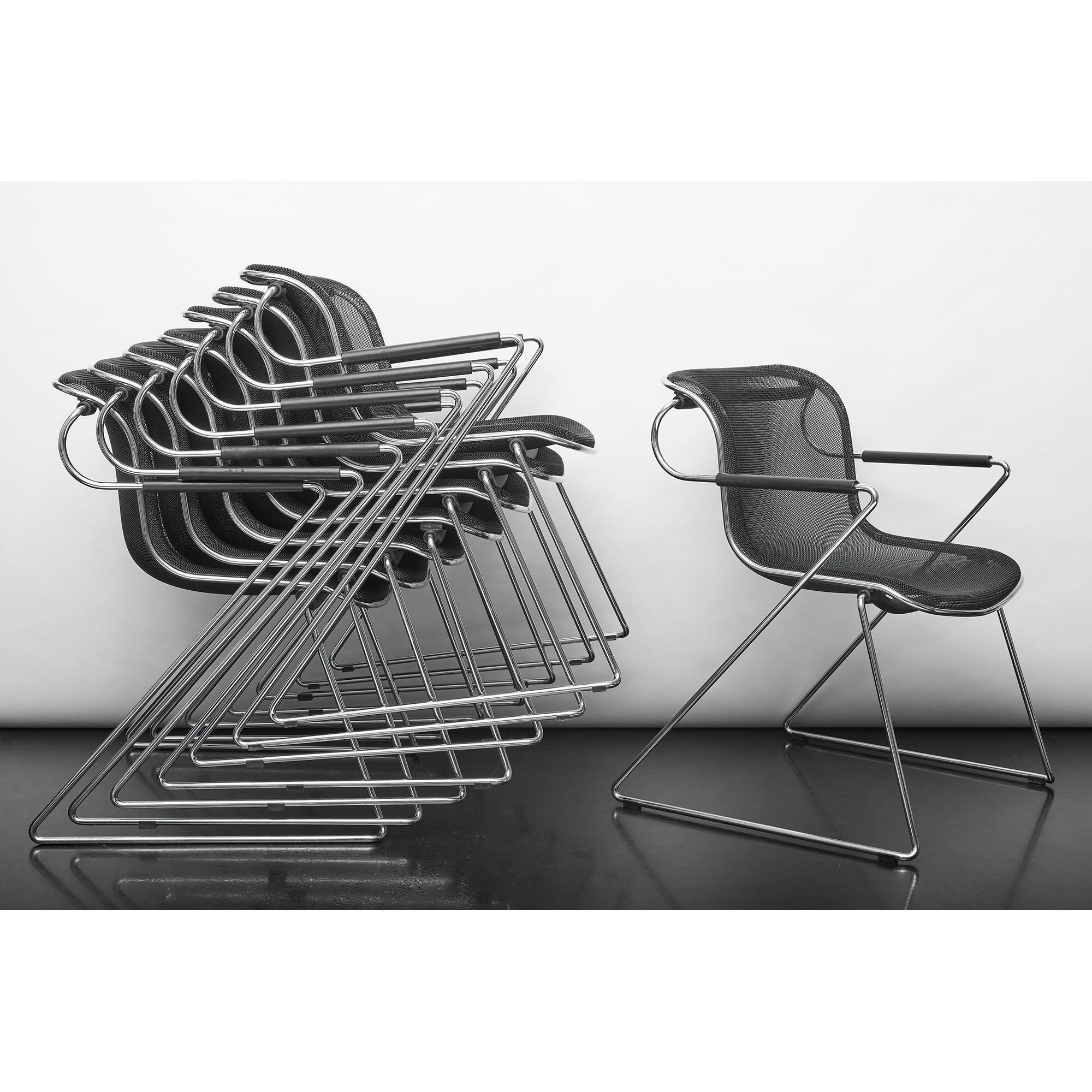 Penelope Chair by Charles Pollock for Anonima Castelli For Sale 1