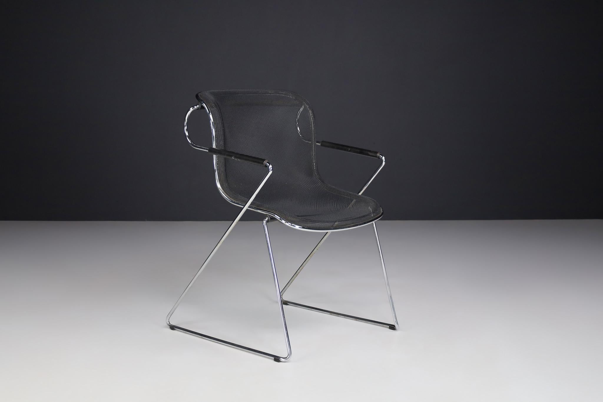 Modern Penelope Chair by Charles Pollock for Anonima Castelli, Italy, 1982 For Sale