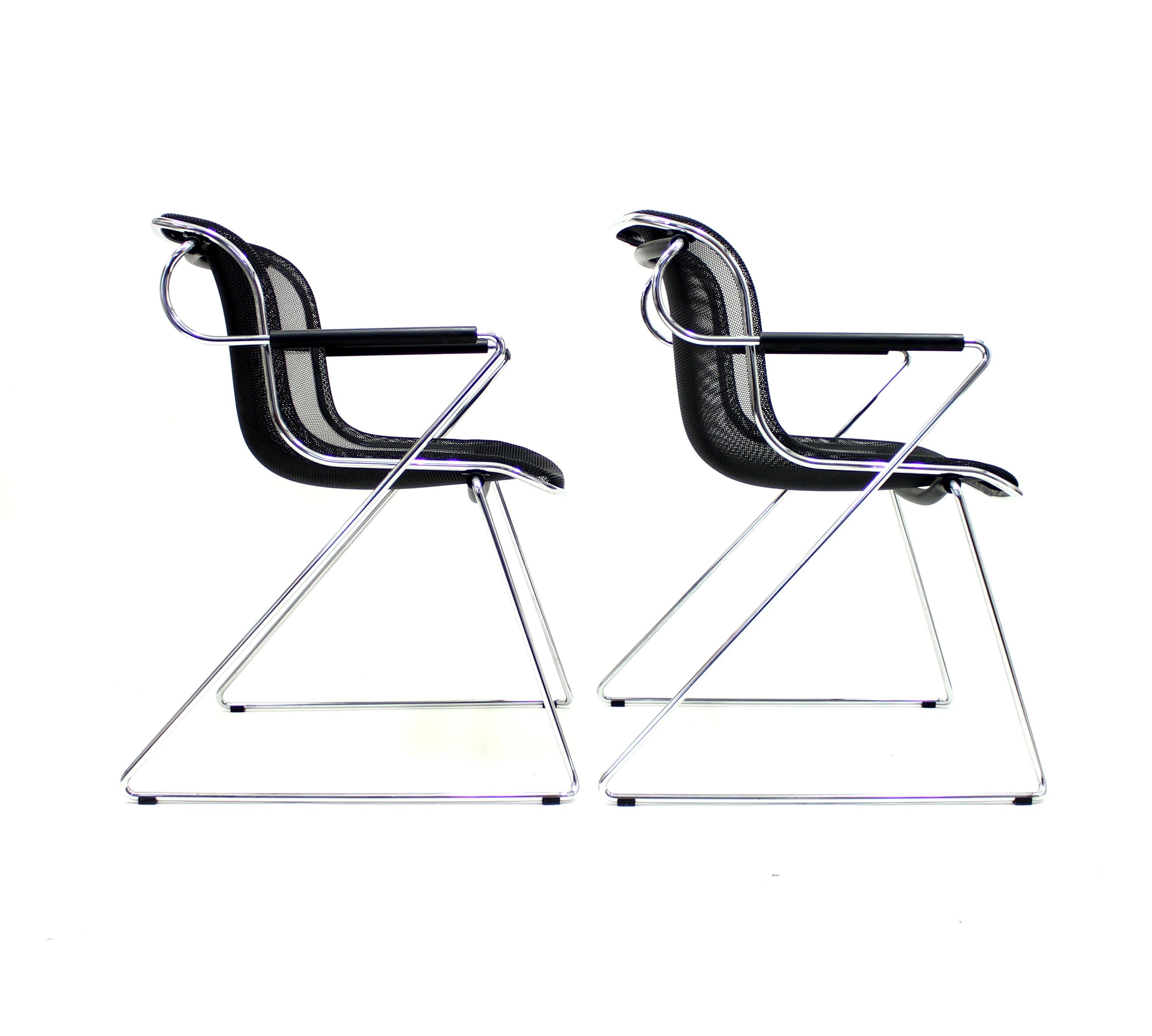 Penelope Chair by Charles Pollock for Castelli, Set of 2 3
