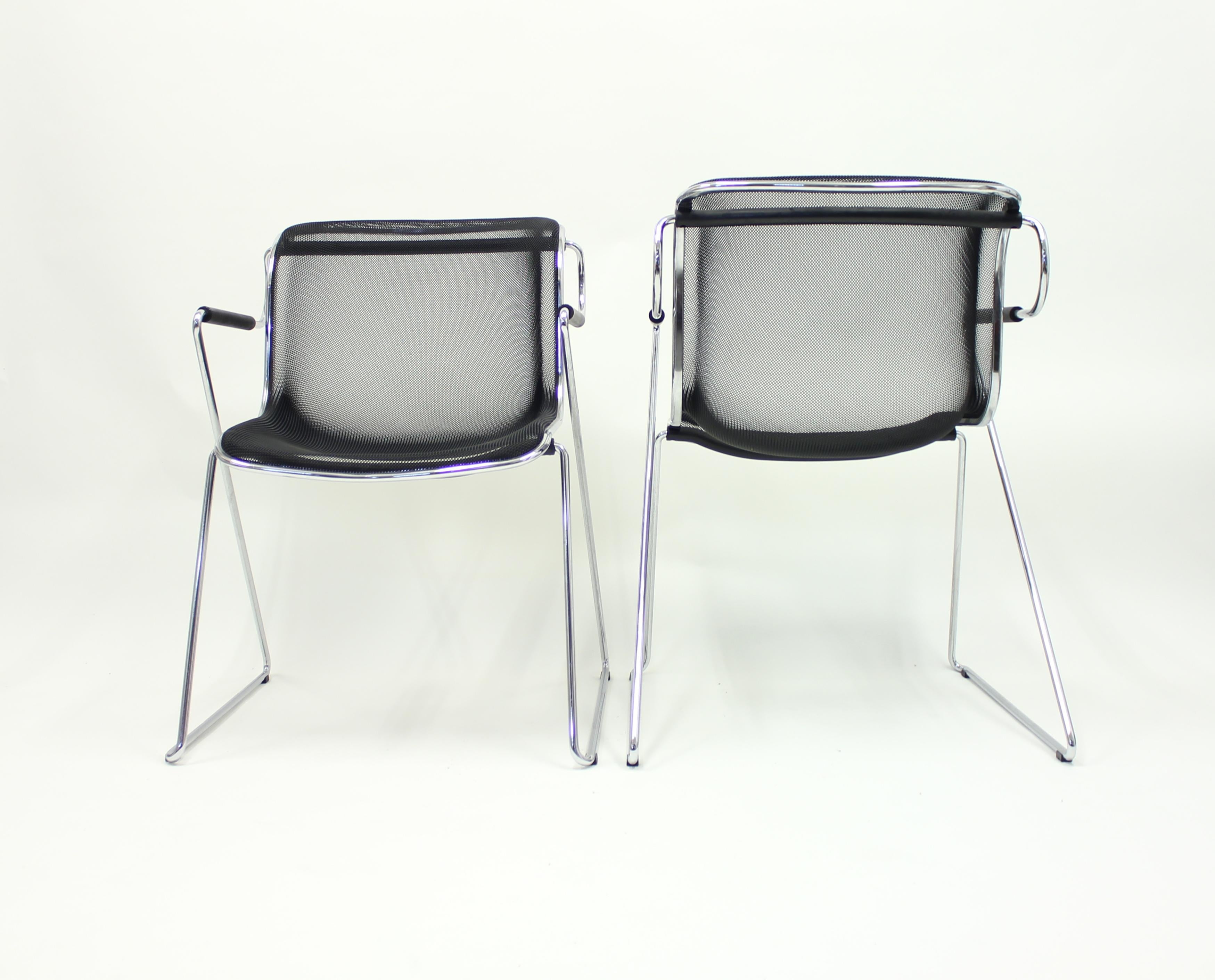 Post-Modern Penelope Chair by Charles Pollock for Castelli, Set of 2