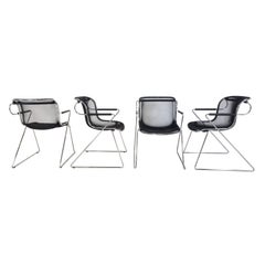 Penelope Dining Chair by Charles Pollock for Castelli, 1980s, Set of 4