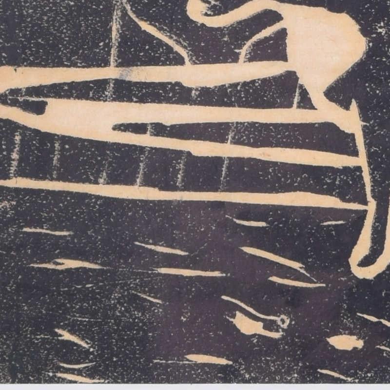 Verso il pascolo, stampa su legno di Penelope Ellis in vendita 3
