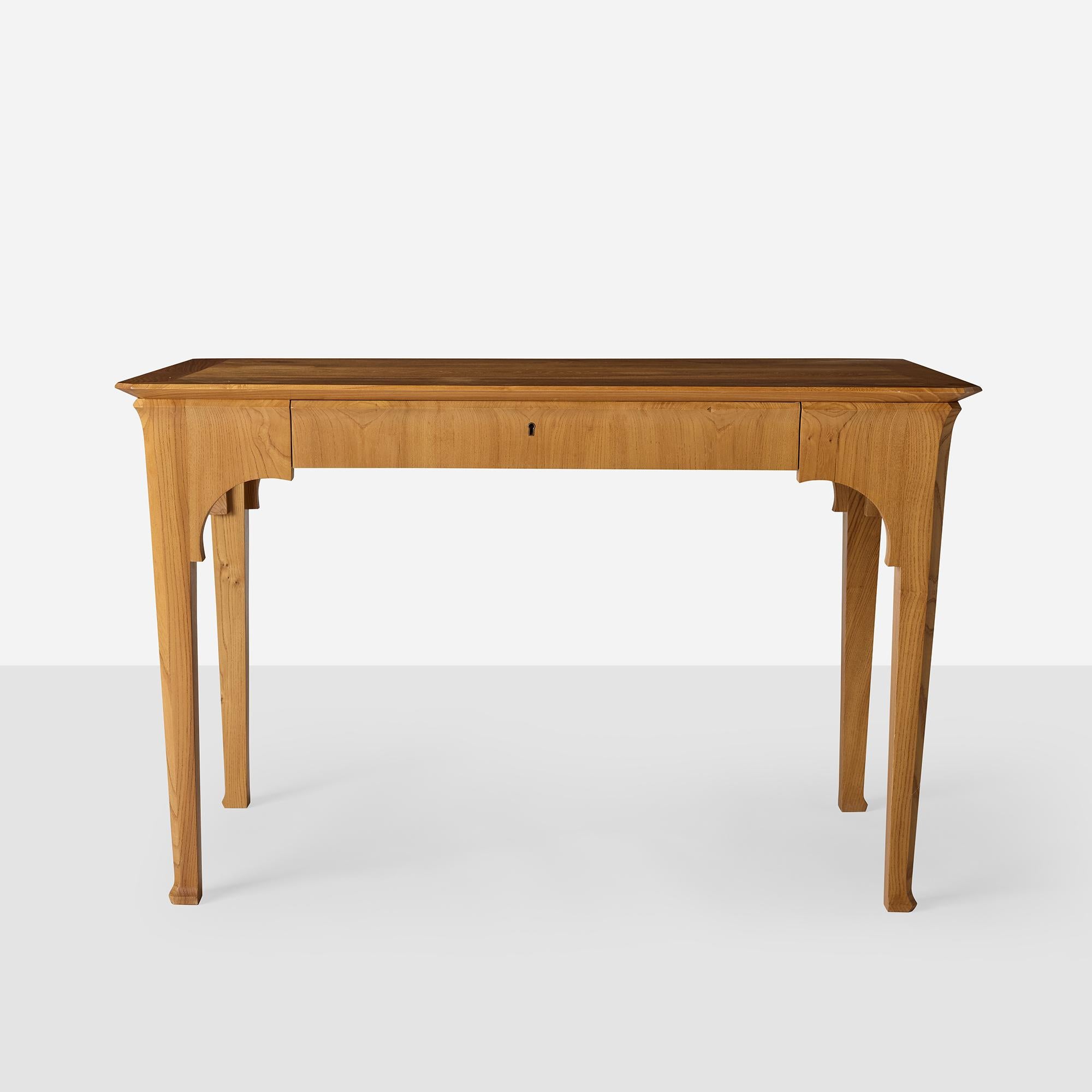 American Penelope Elm Desk exclusively for Almond & Co. For Sale