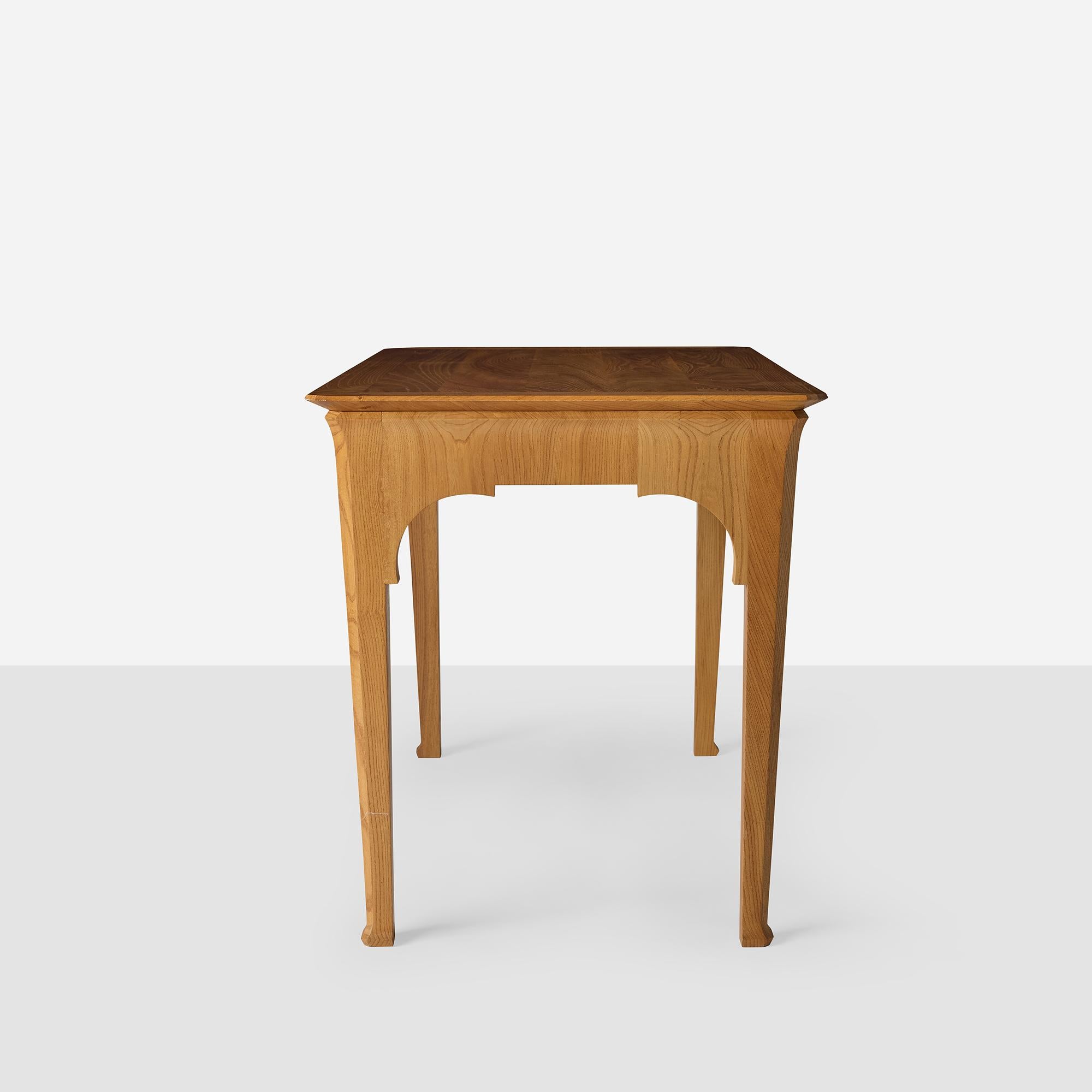 Contemporary Penelope Elm Desk exclusively for Almond & Co. For Sale