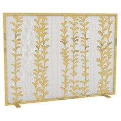 Penelope Fireplace Screen in Pure Gold