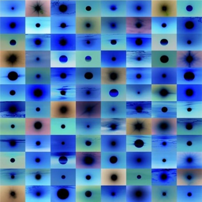 Penelope Umbrico Print - 31838202 Suns from Sunsets from Flickr (Partial) Negative, 2016