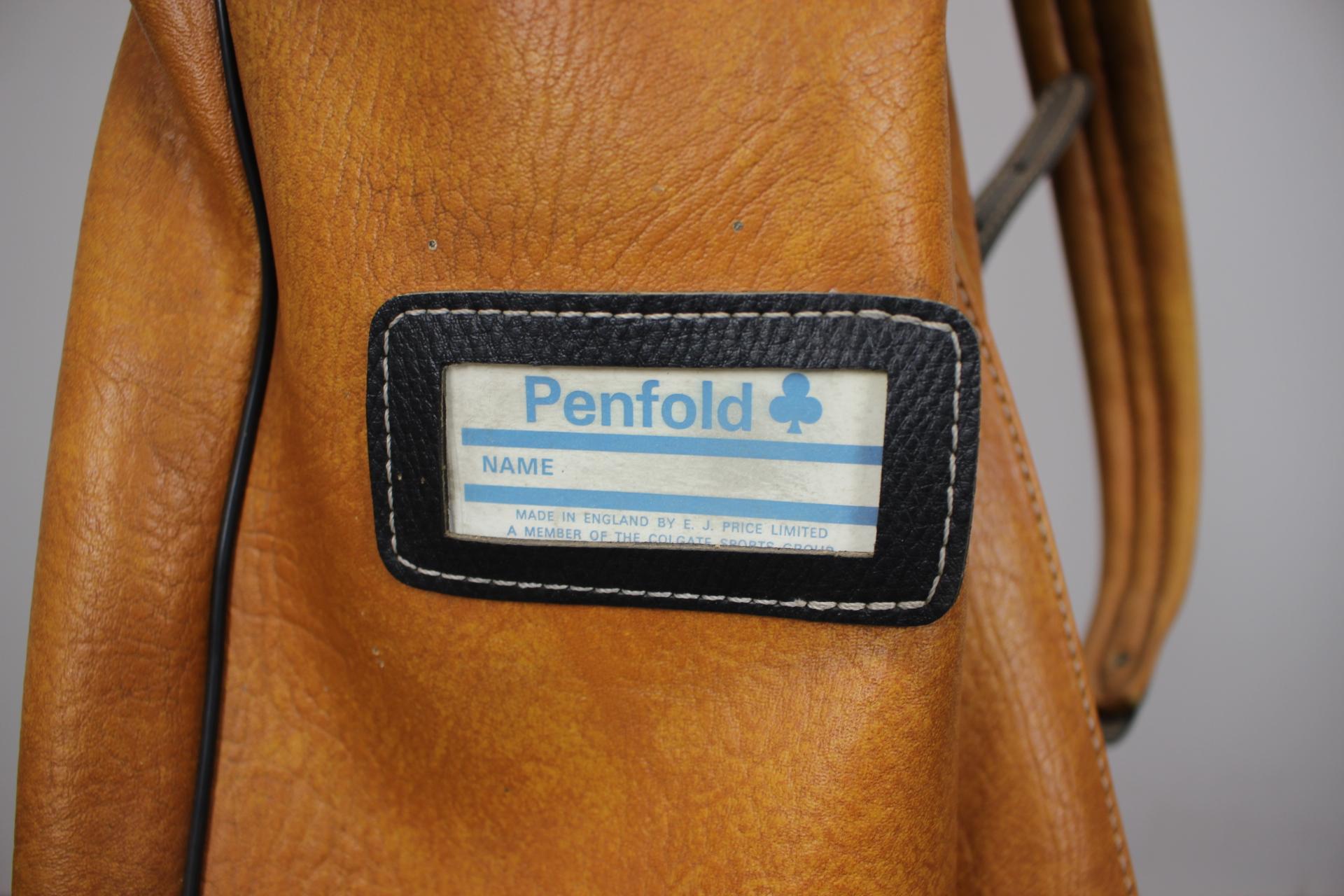 Penfold British Rolling Cart Golftasche aus den 1960er Jahren - Set aus Holzeisen und für im Angebot 10