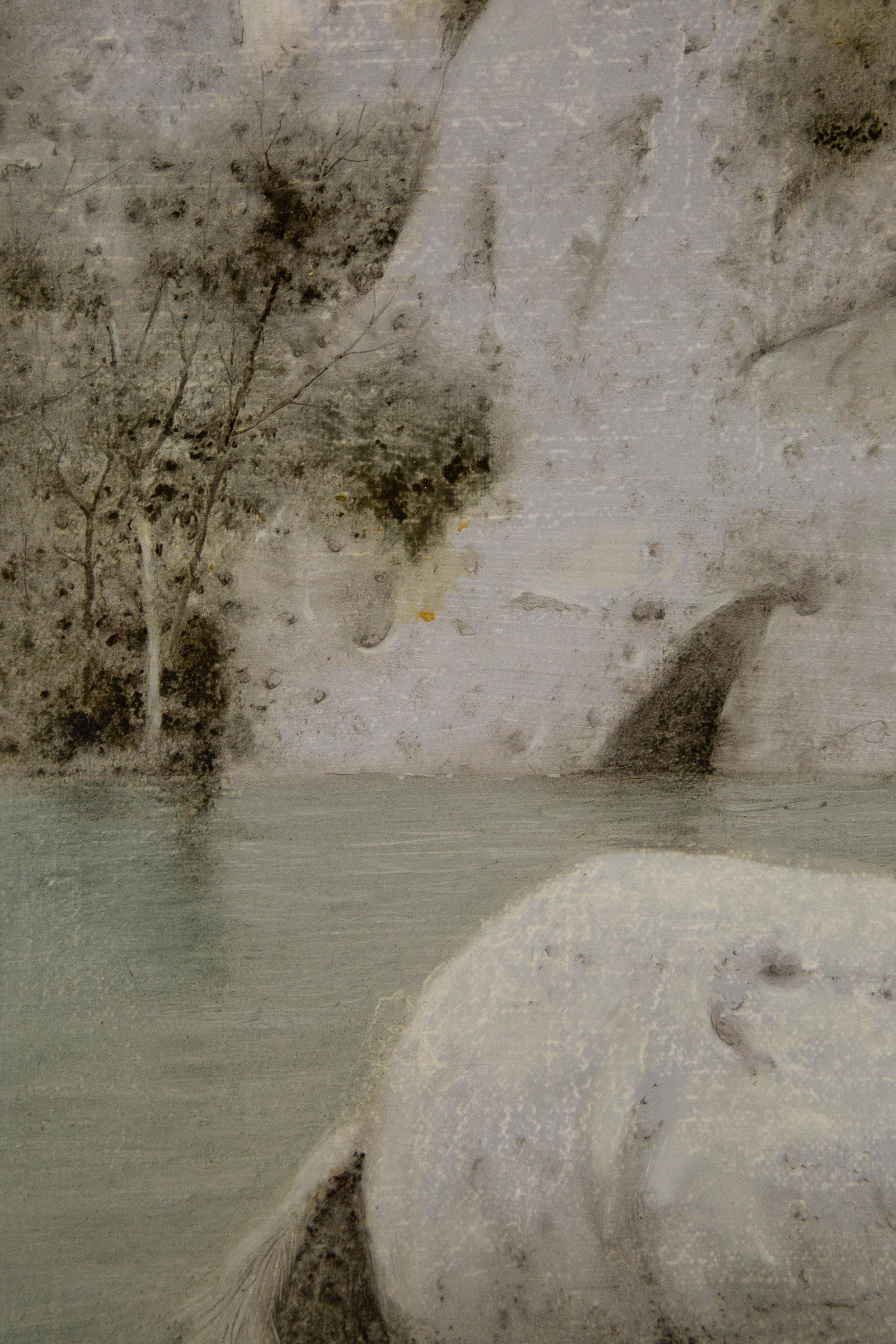Pengbin Yang Animal Original Oil On Canvas 