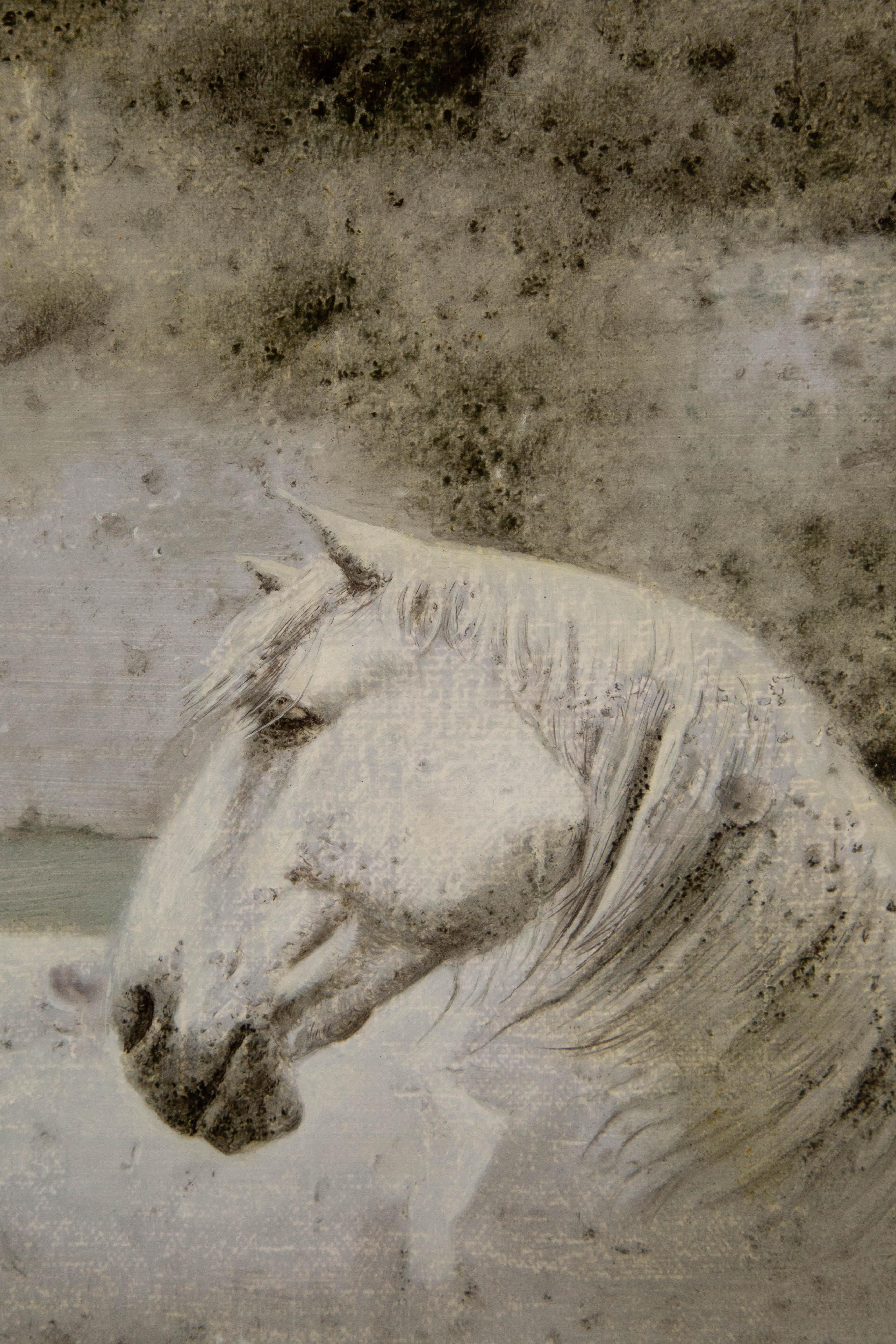 Pengbin Yang Animal Original Oil On Canvas 