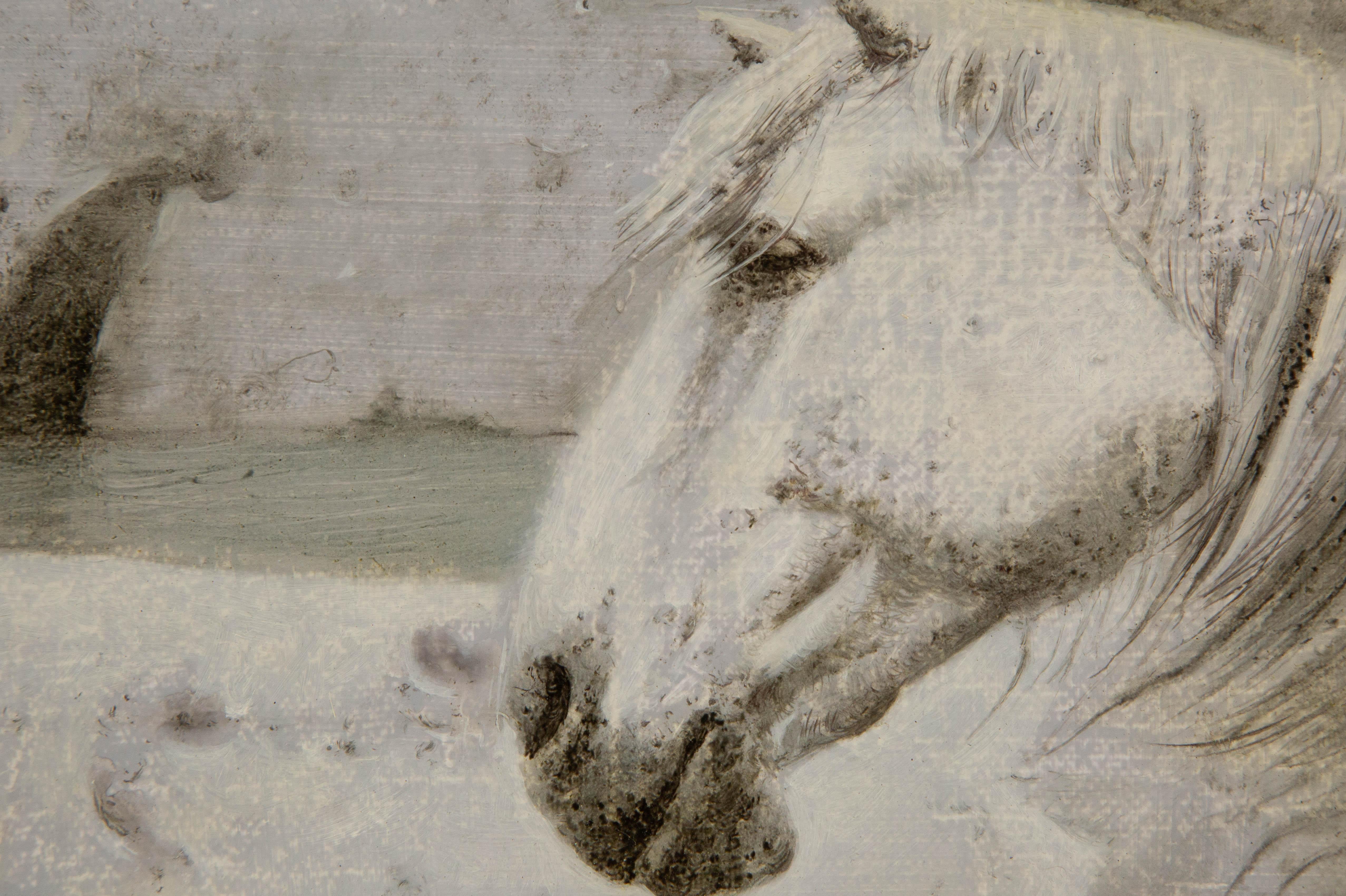 Pengbin Yang Animal Original Oil On Canvas 