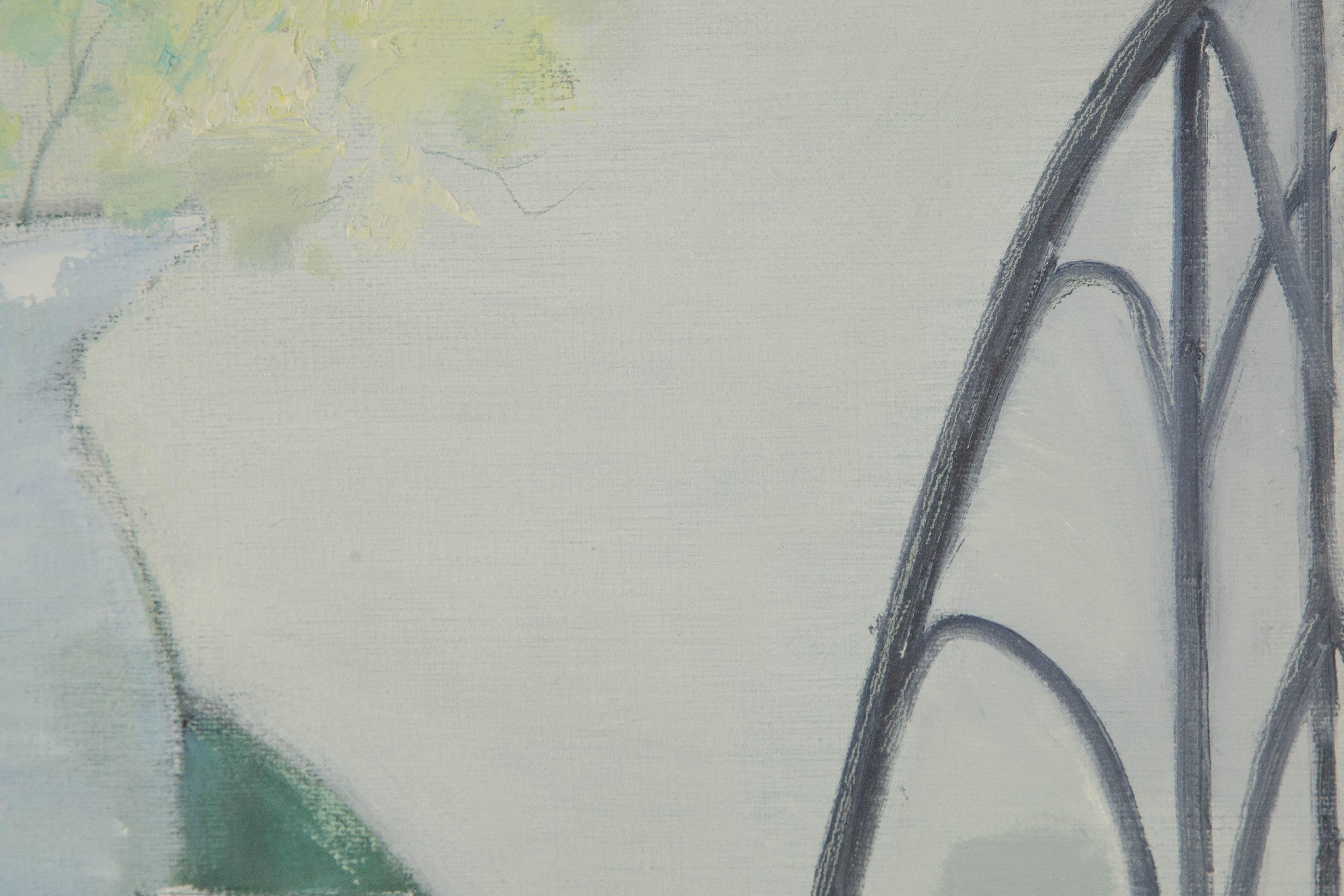 Pengfei Wu Stillleben Original Öl auf Leinwand 