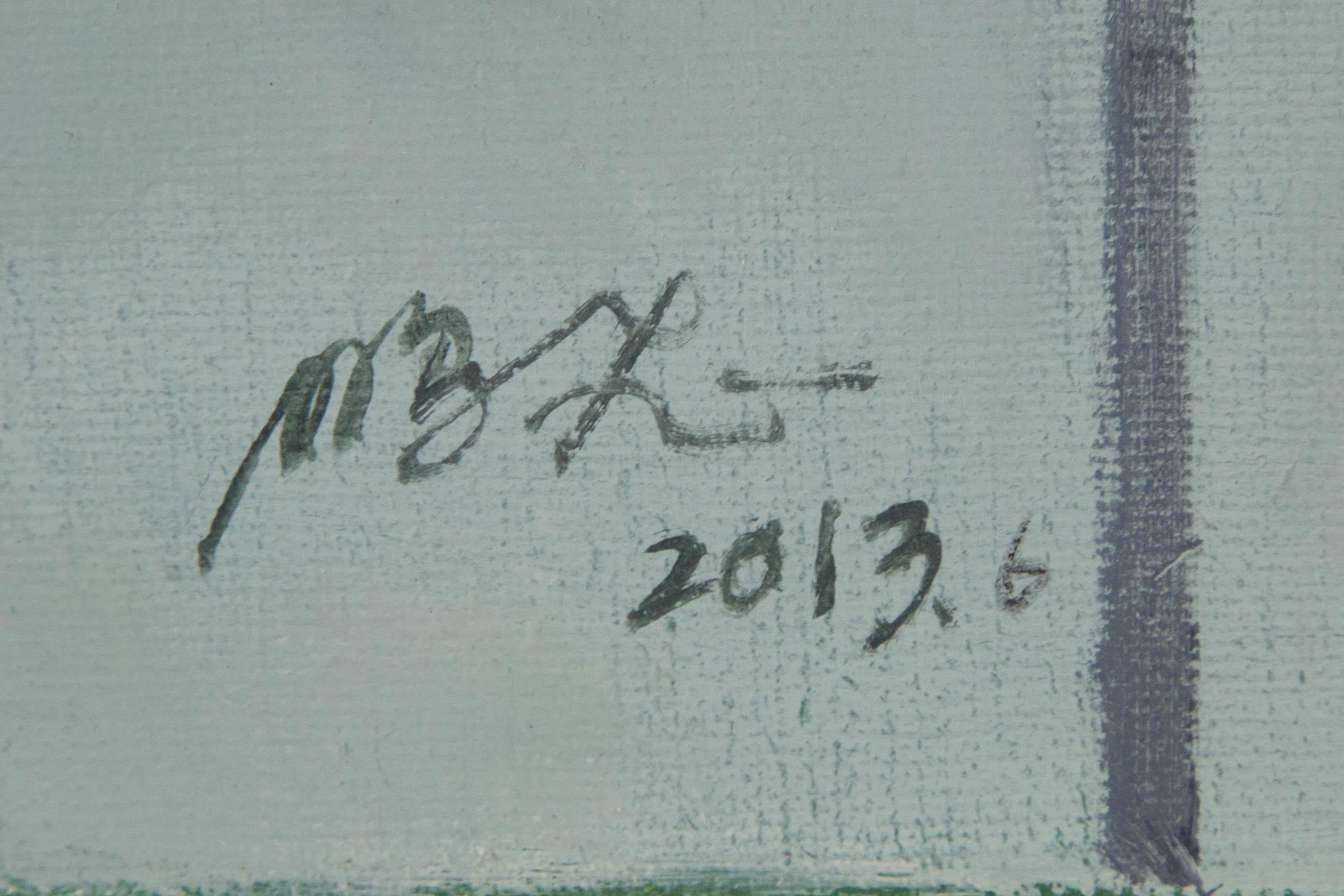 Pengfei Wu Stillleben Original Öl auf Leinwand 