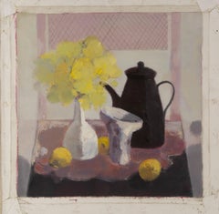 Pengfei Wu Still Life Original Oil On Canvas "Breakfast Morning"