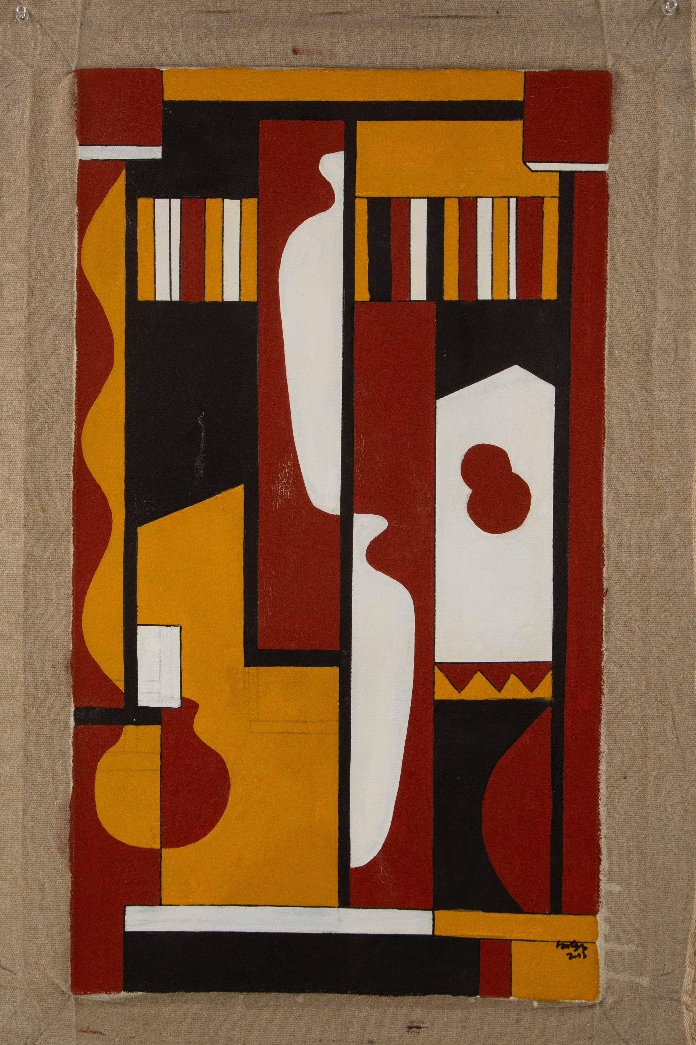 Pengfei Yan Contemporary Original Oil On Canvas 