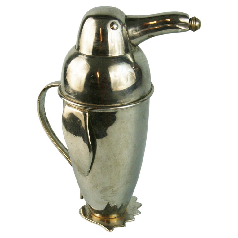 Penguin Cocktail Shaker 1936 at 1stDibs