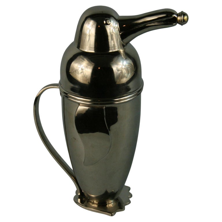 Penguin Cocktail Shaker at 1stDibs penguin martini shaker, penguin shaker