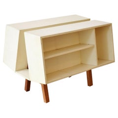  Ernest Race, Penguin Donkey Bookcase by for Isokon