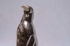 Penguin iluminated sculpture by Marcel André Bouraine