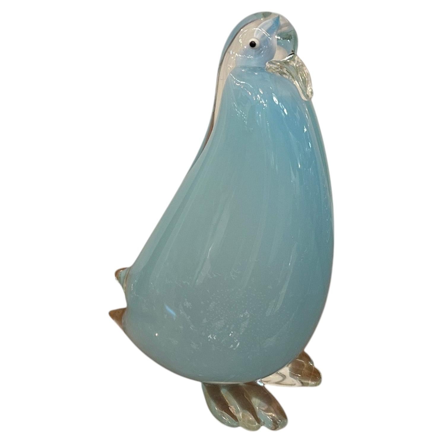 Penguin Sculpture in Murano Glass, Mid-Century Modern, Italy, 1950