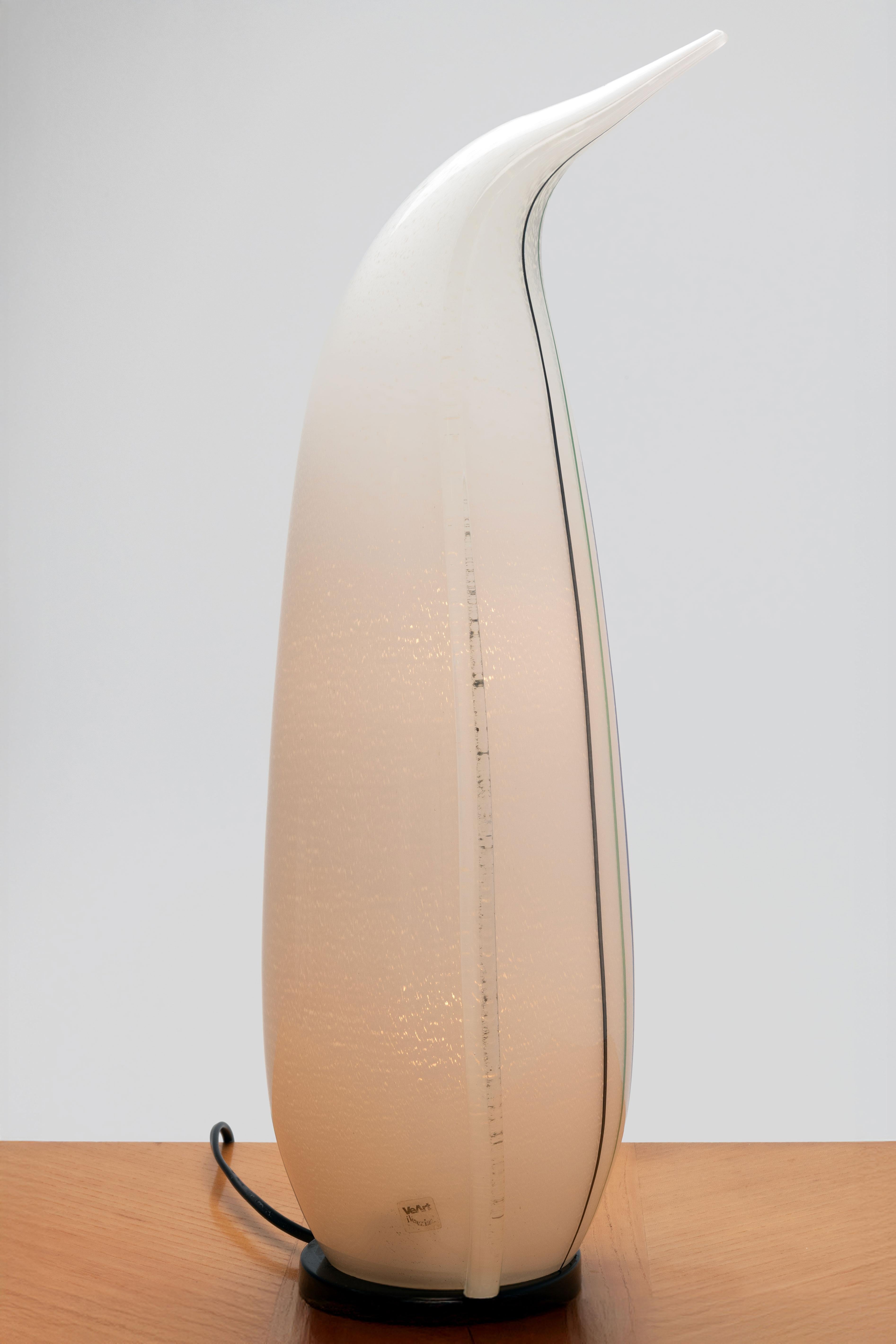 Mid-Century Modern Penguin lamp - Murano Glass