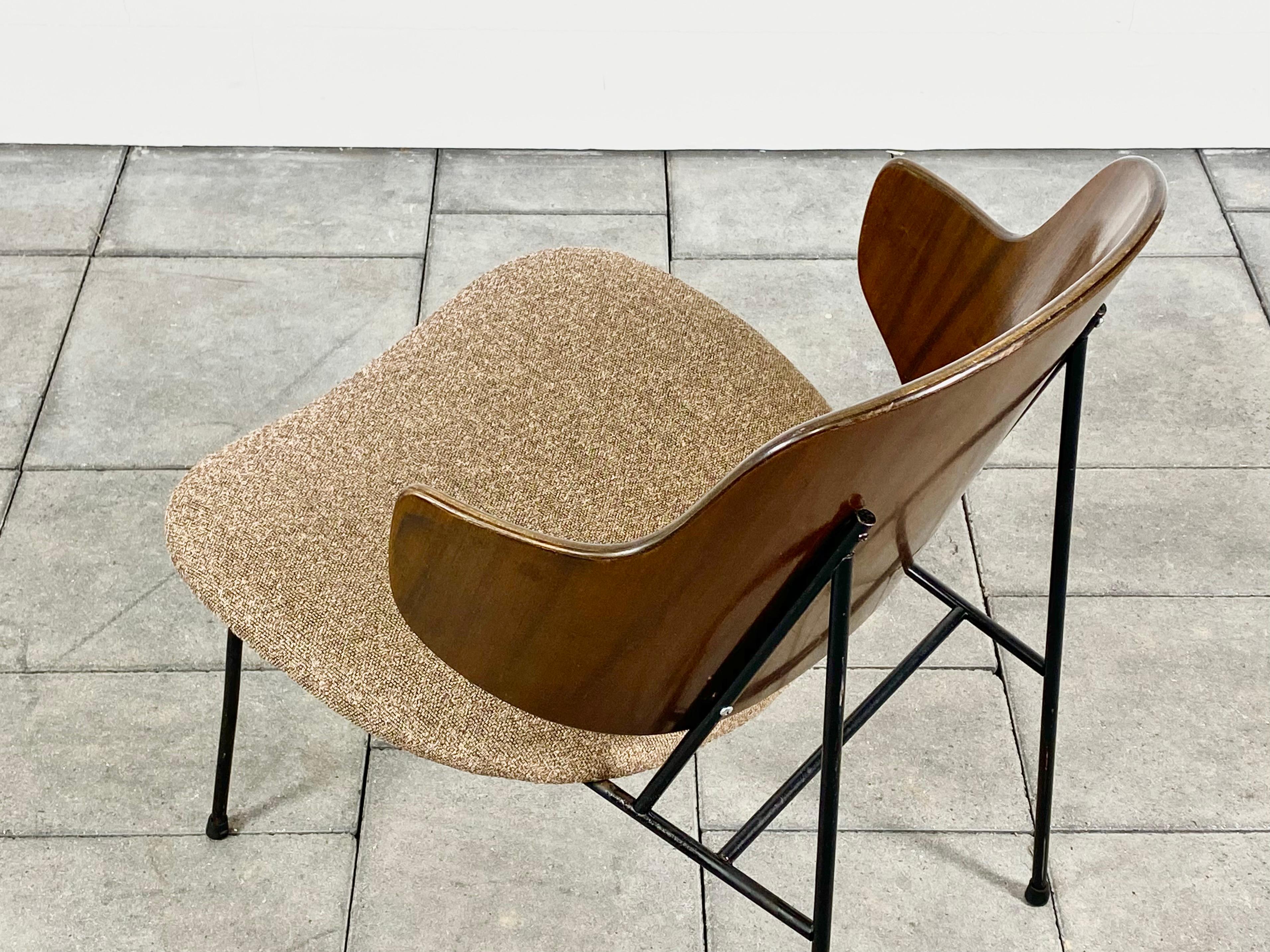 Penguin Lounge Chair designed by Ib Kofod Larsen for Selig For Sale 5