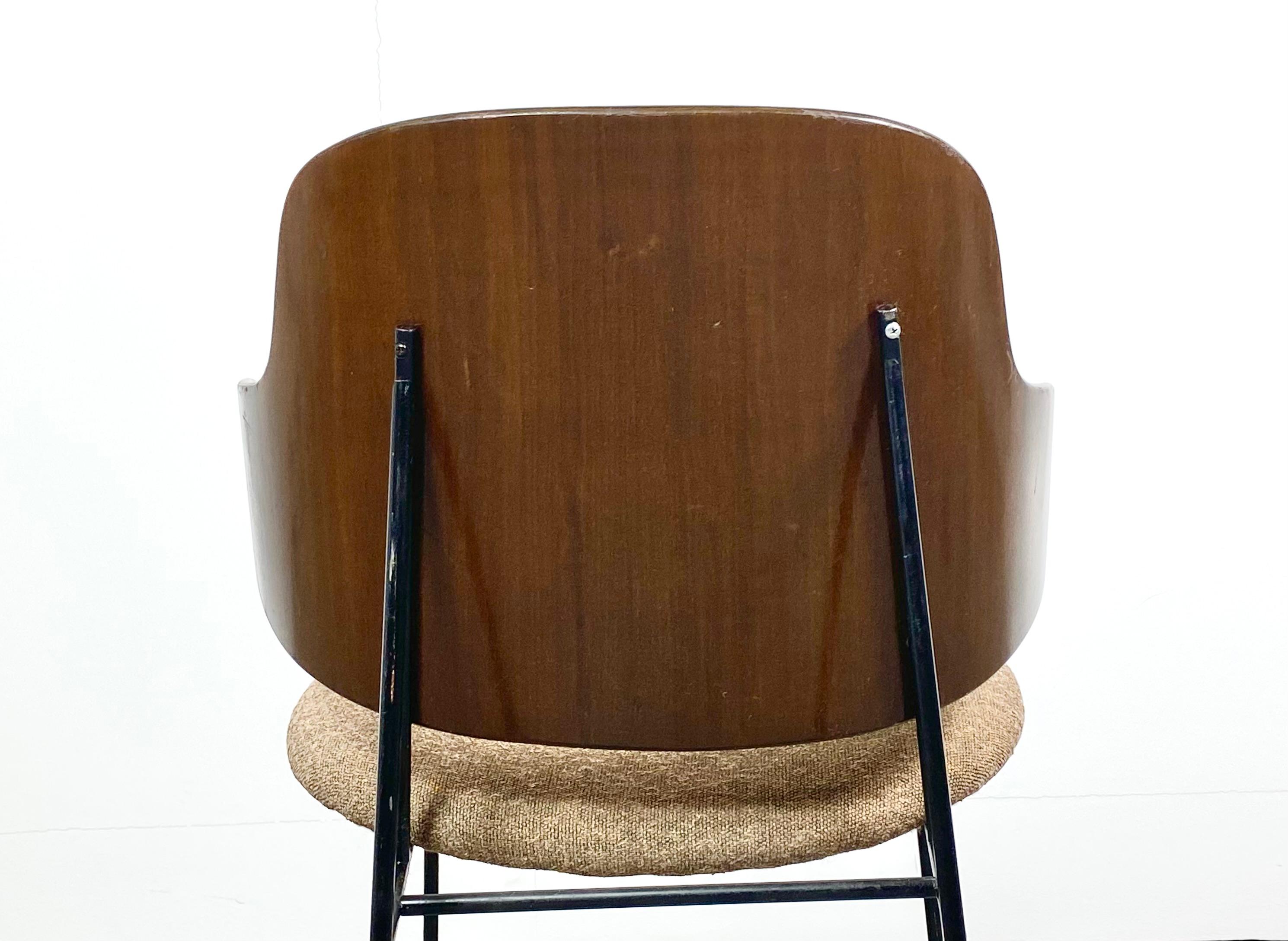 Penguin Lounge Chair designed by Ib Kofod Larsen for Selig For Sale 2