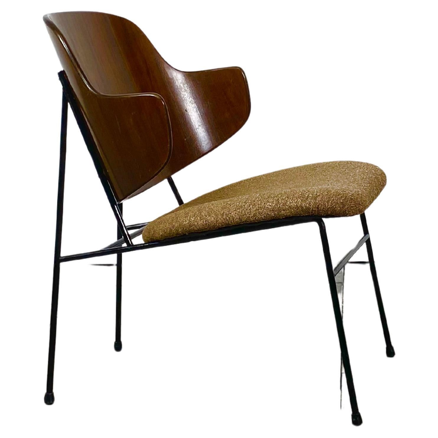 Penguin Lounge Chair designed by Ib Kofod Larsen for Selig For Sale