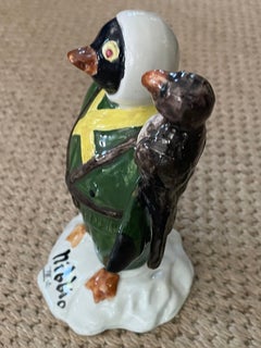 Italian Penguin Aviator Figure